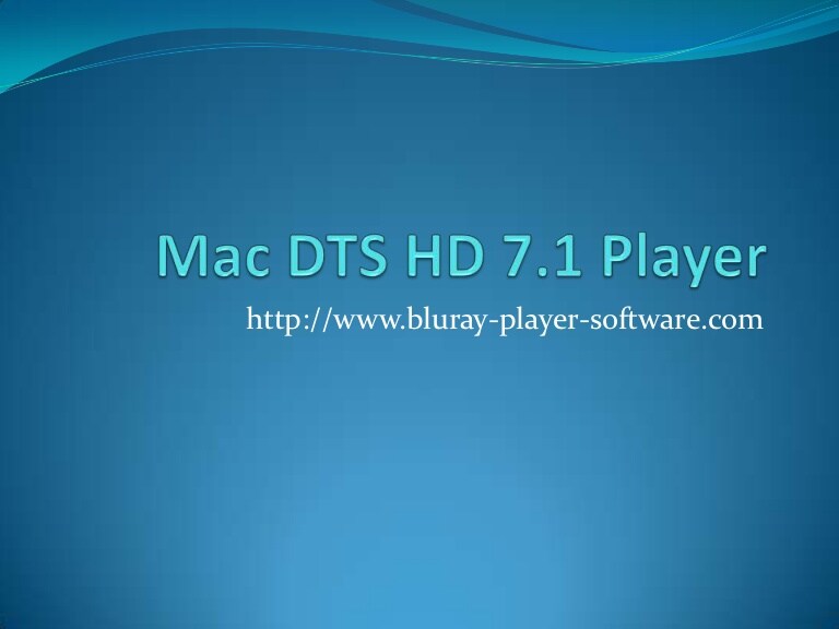 dts player osx